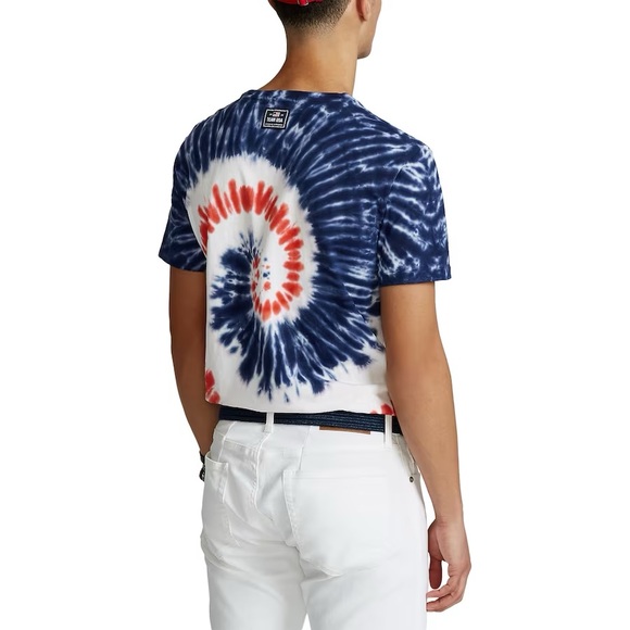 *** SOLD **Men's  Red Team USA 2020 Summer Olympics Tie-Dye T-Shirt - Picture 2 of 5